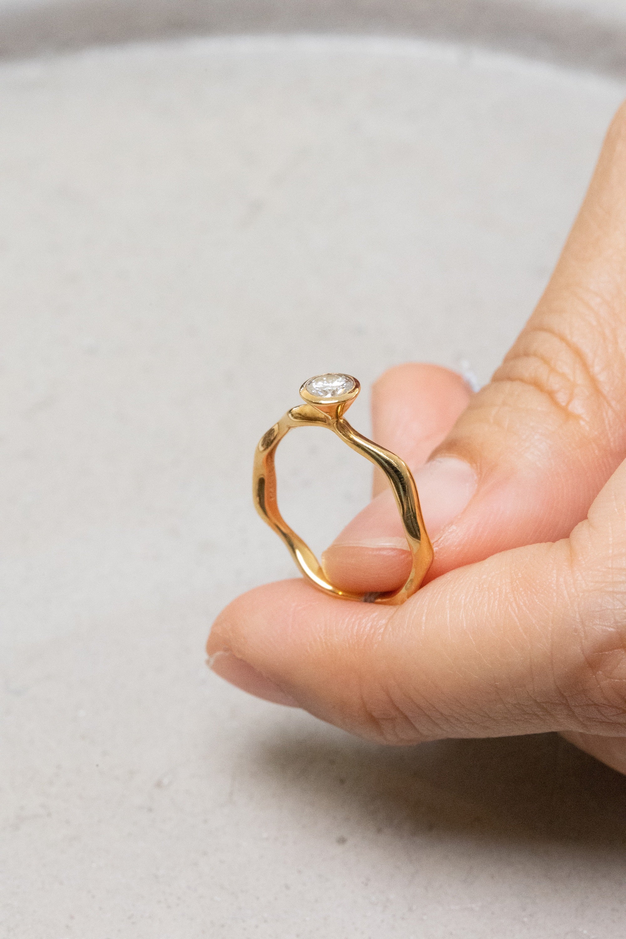 Water | 0.23ct Diamond Engagement Ring (18k)
