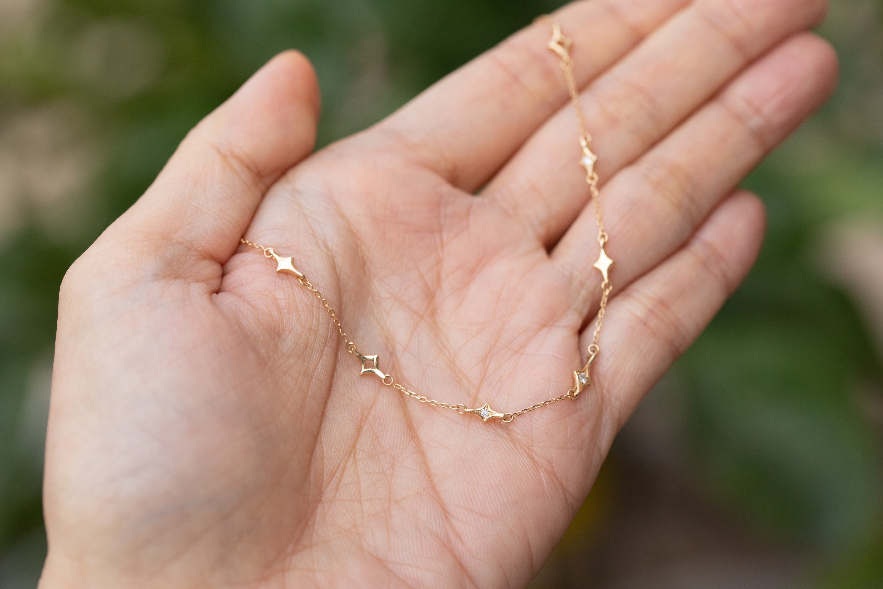 Star Dust Necklace (18k)
