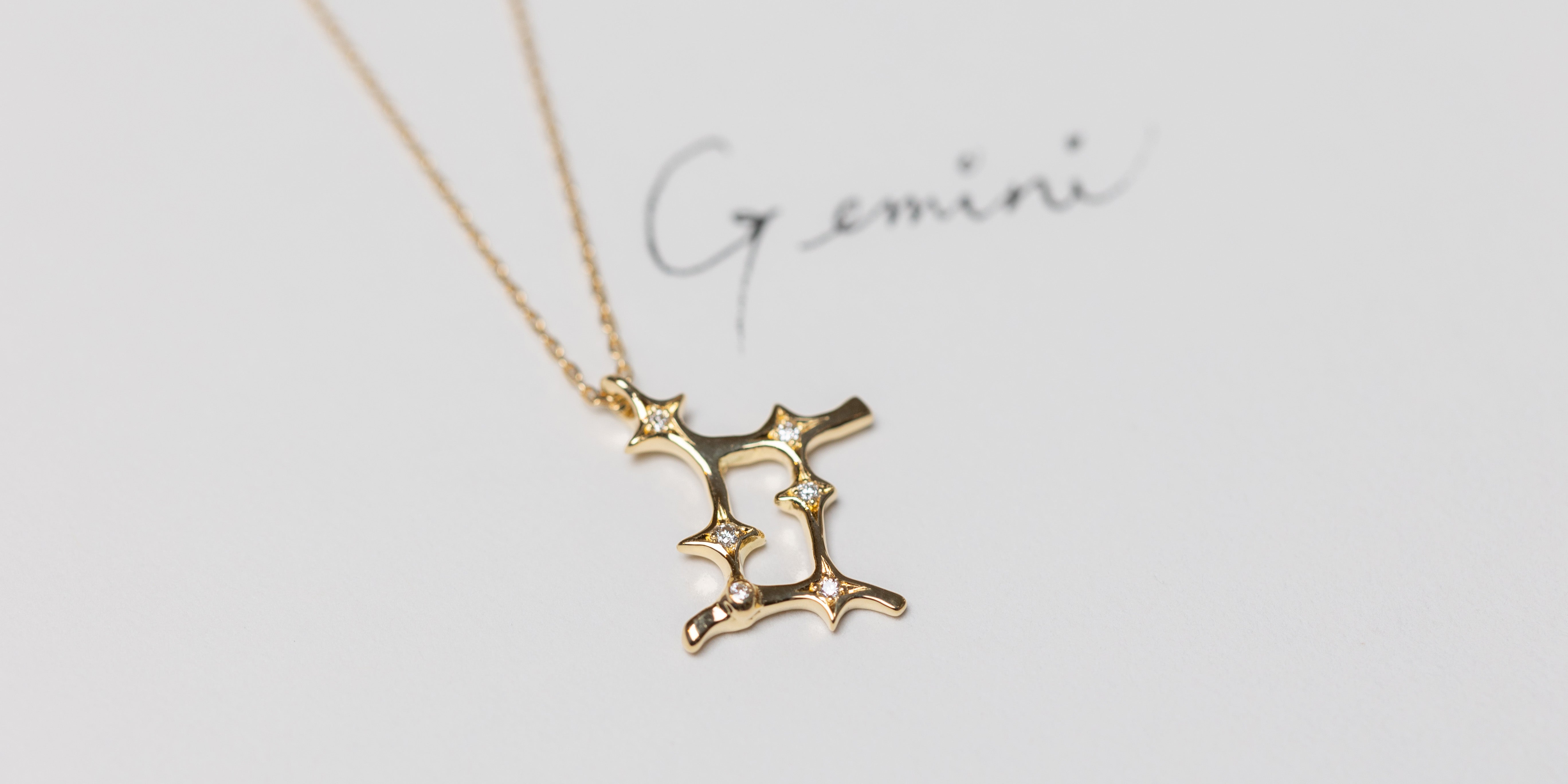 Twinkling Gemini Necklace
