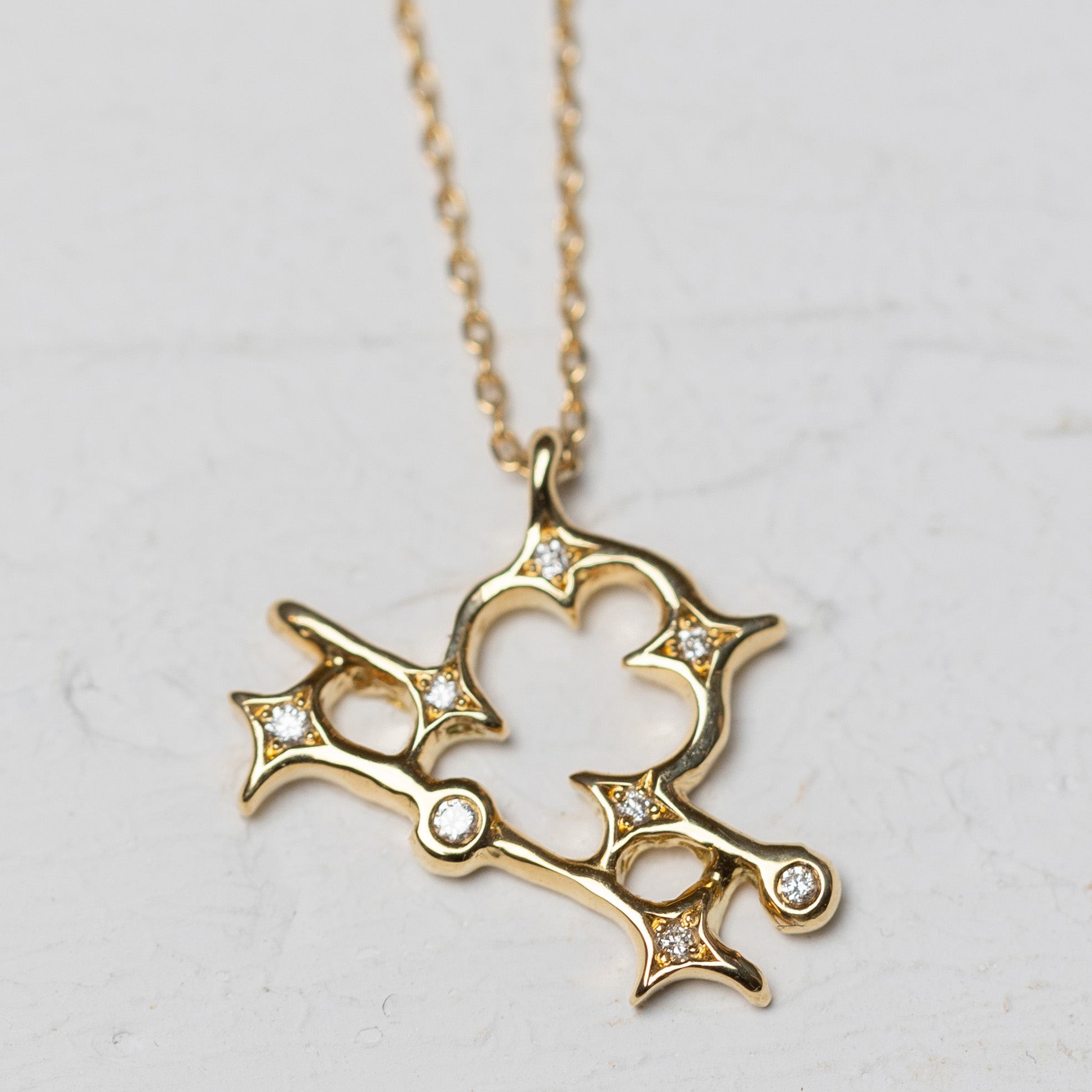 Twinkling Libra Necklace