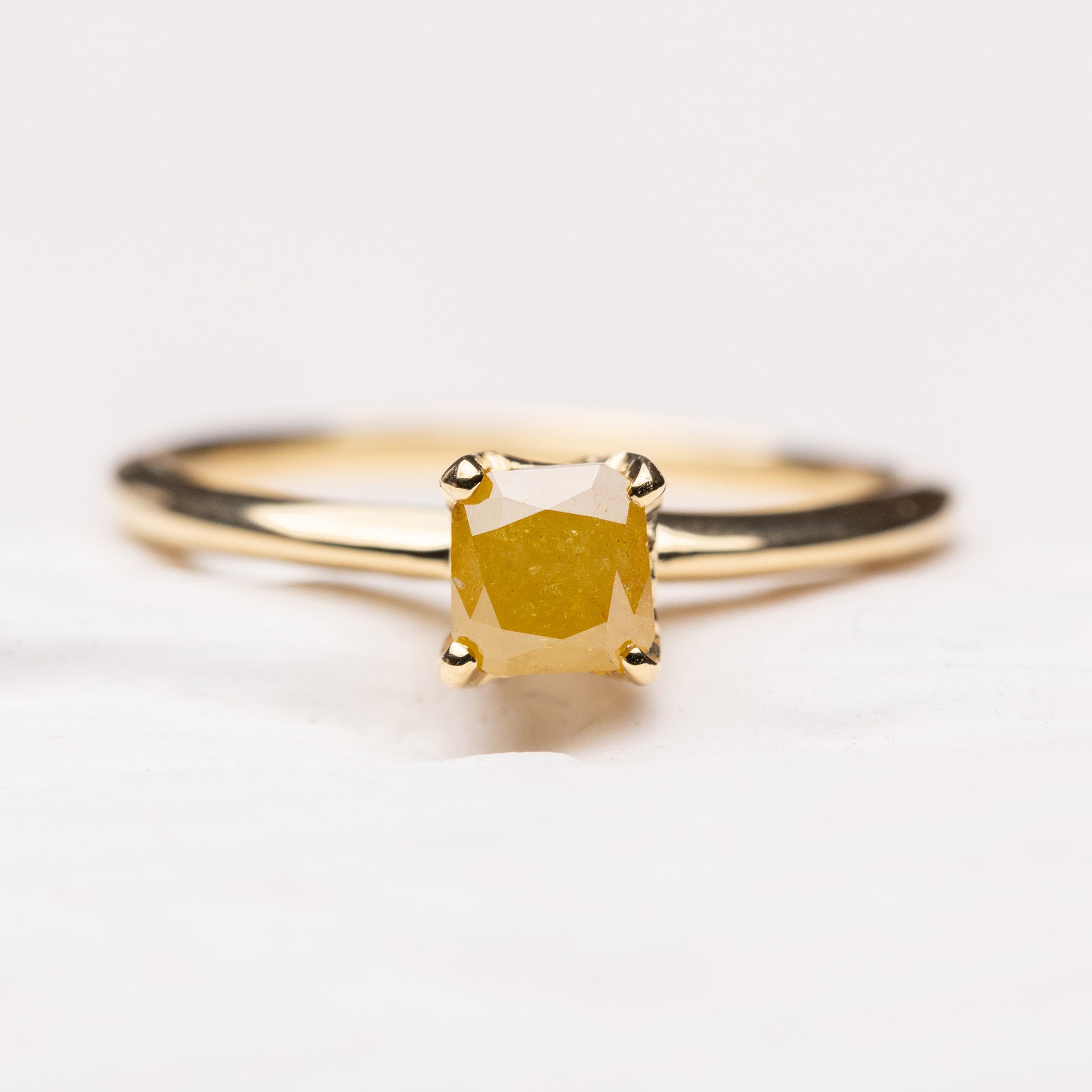 Claire | Honey Yellow Diamond Ring