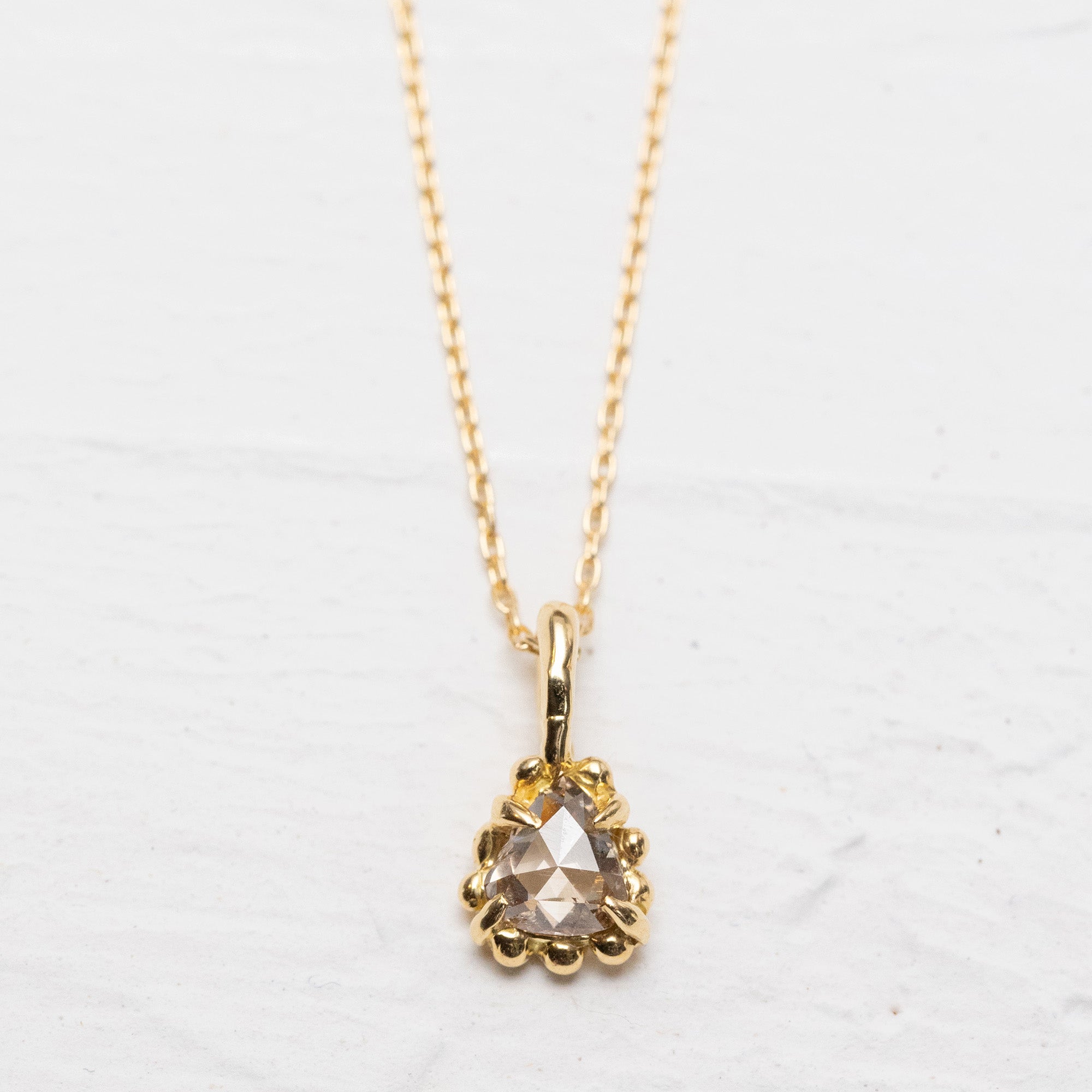 Brown Sugar Diamond Necklace (18k)