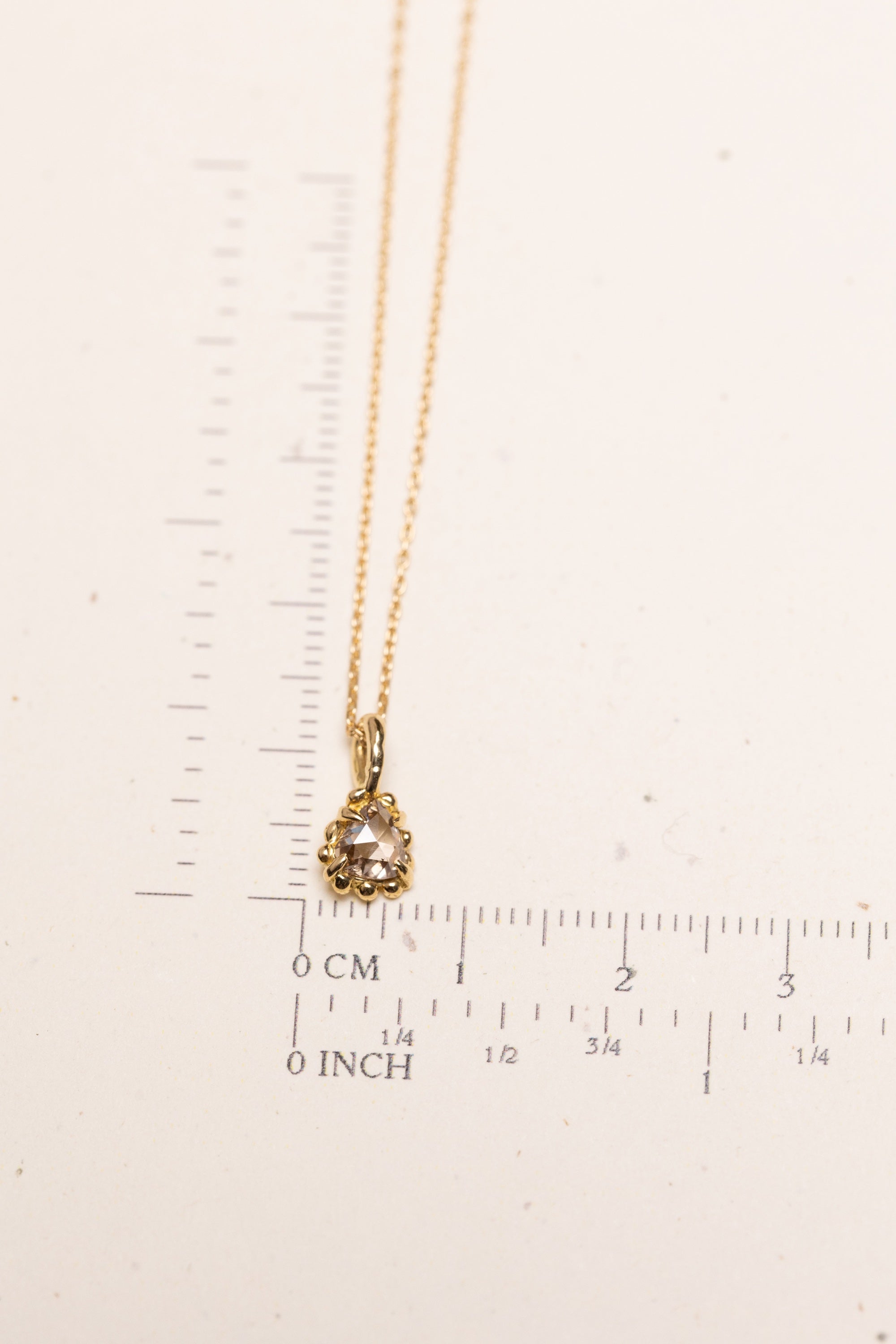 Brown Sugar Diamond Necklace (18k)