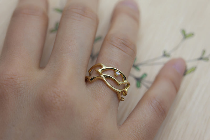 Ella - Arabesque 18K Ring