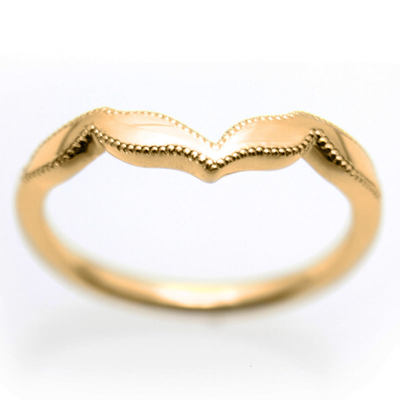 Arabesque V Shape 18K Ring