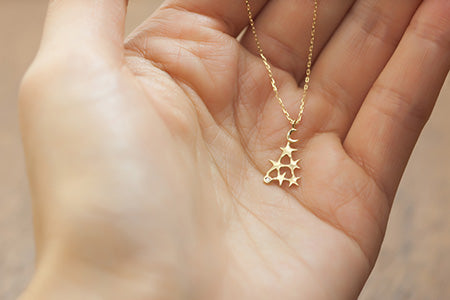 Starry Winter Tree 18K Necklace